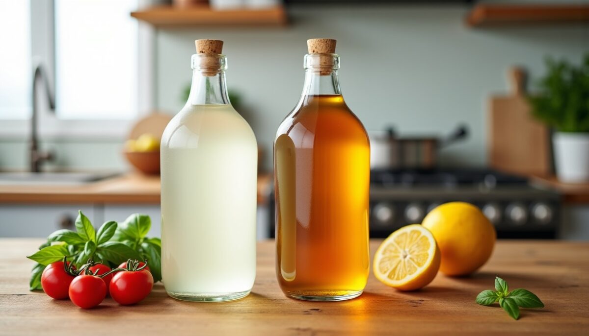 Vinaigre blanc ou vinaigre de cidre : quelle alternative en cuisine ?